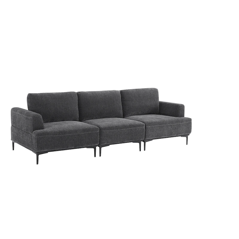 Dinardi 100.7in Widest Upholstered Sofa With Sliding Backrest
