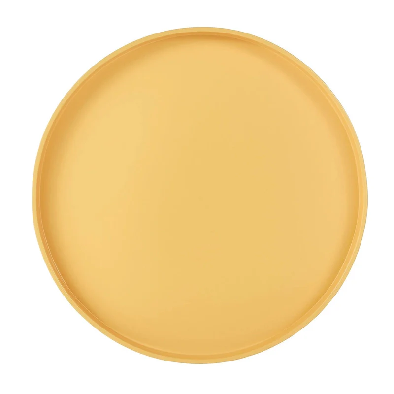 Marcella Paint-Dipped Round Tray-Top Side Table by iNSPIRE Q Modern