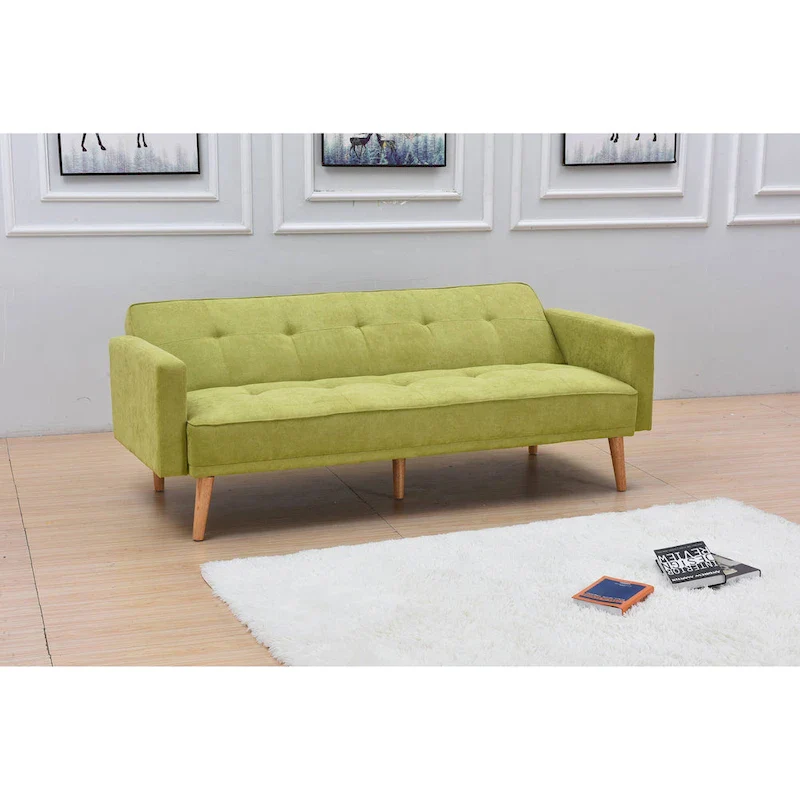 Velvet Wingback Push Back Recliner Chair