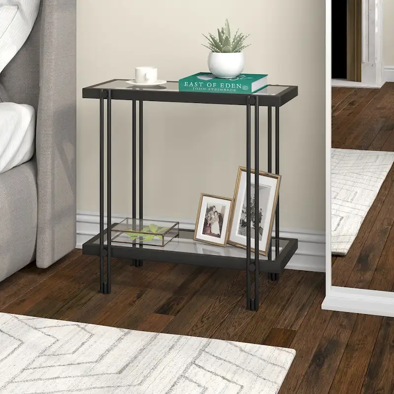 24 Wide Rectangular Side Table