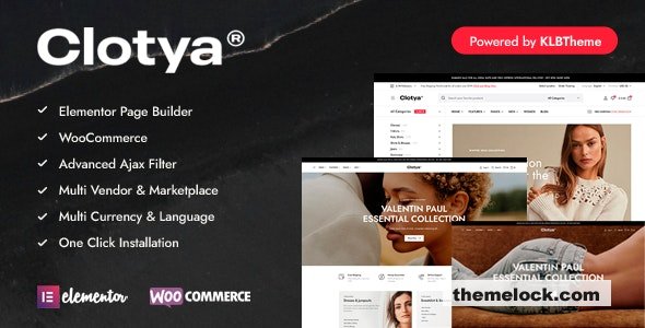 Clotya v1.5.2 - Fashion Store eCommerce Theme