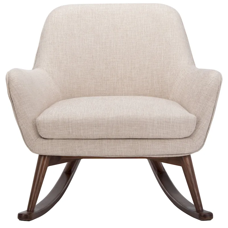 SAFAVIEH Couture Breeda Mid-Century Rocking Chair - 32Wx37Dx32H