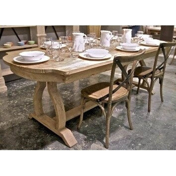 Set of 2 Wood Antique Farmhouse Cross Back Dining Chairs Rattan With X Back Dark Bedroom Restaurants Hotel