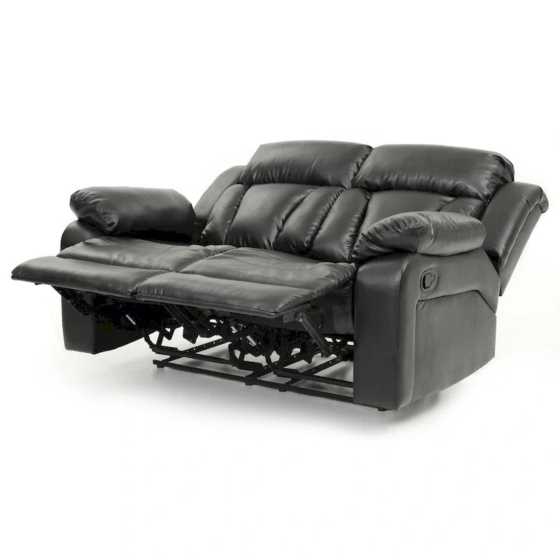 Daria Faux Leather Reclining Loveseat