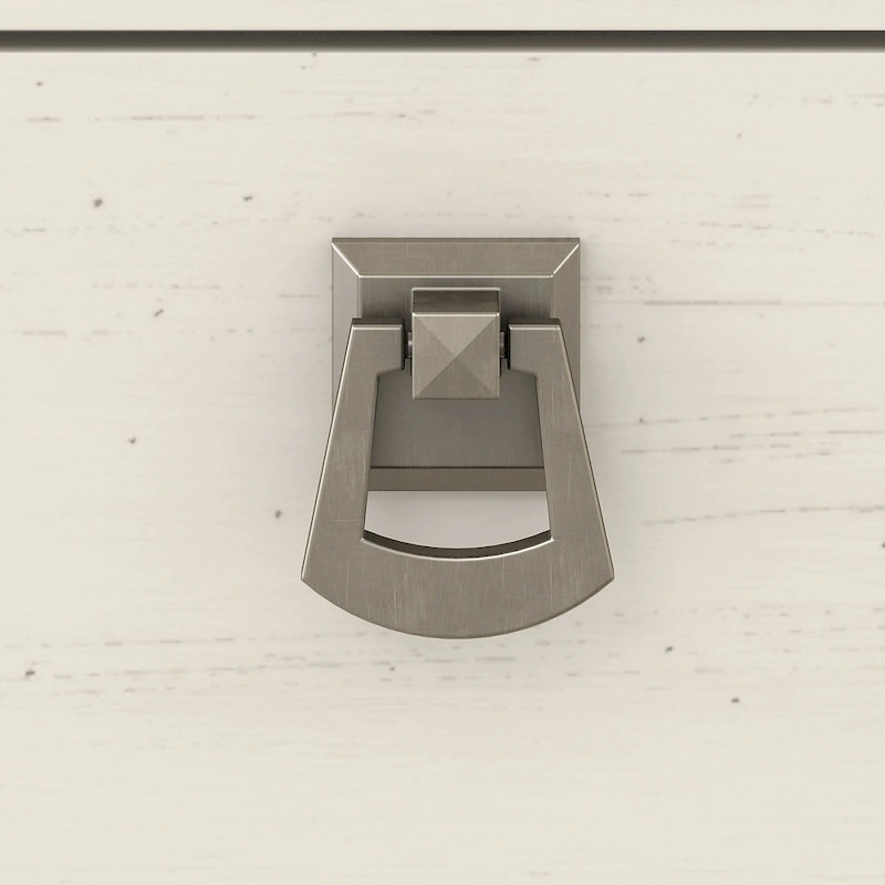 Salinas 60W L Shaped Desk with Hutch and Lateral File Cabinet in White