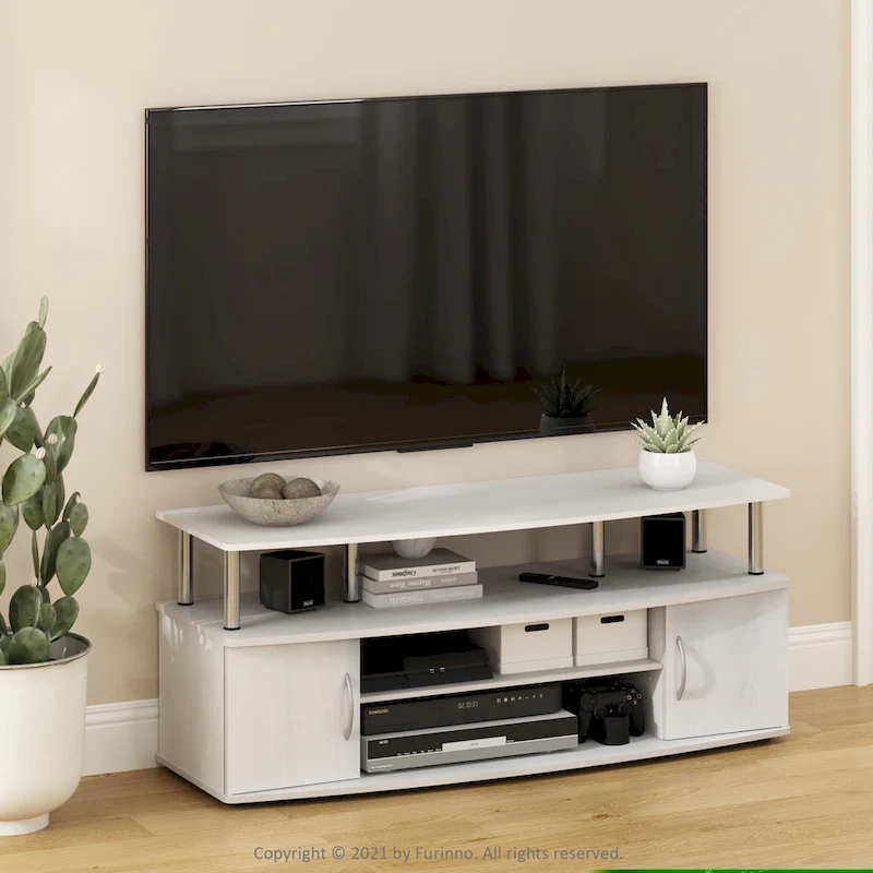 Furinno JAYA Large Entertainment Center Hold up to 55-IN TV