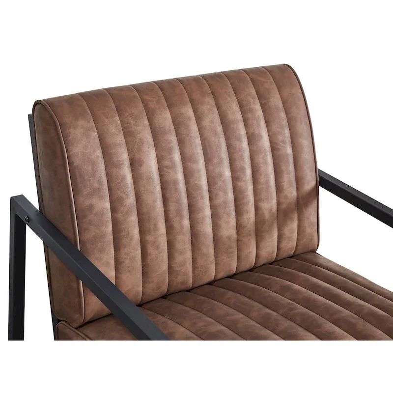 Modern 26 Arm Chair with Steel Legs