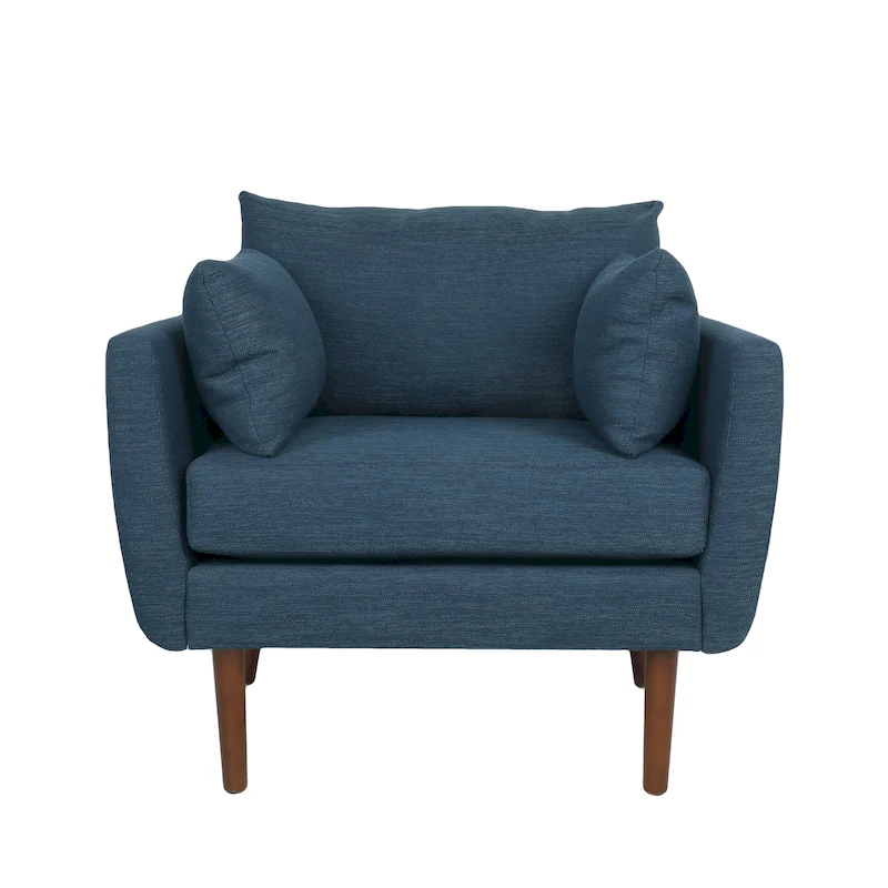 Gould Upholstered Club Chair with Accent Pillows by Christopher Knight Home