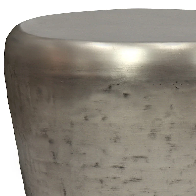 Industrial 20 inch Wide Metal Accent Side Table, Fully Assembled - 20 W x 20 D x 22 H