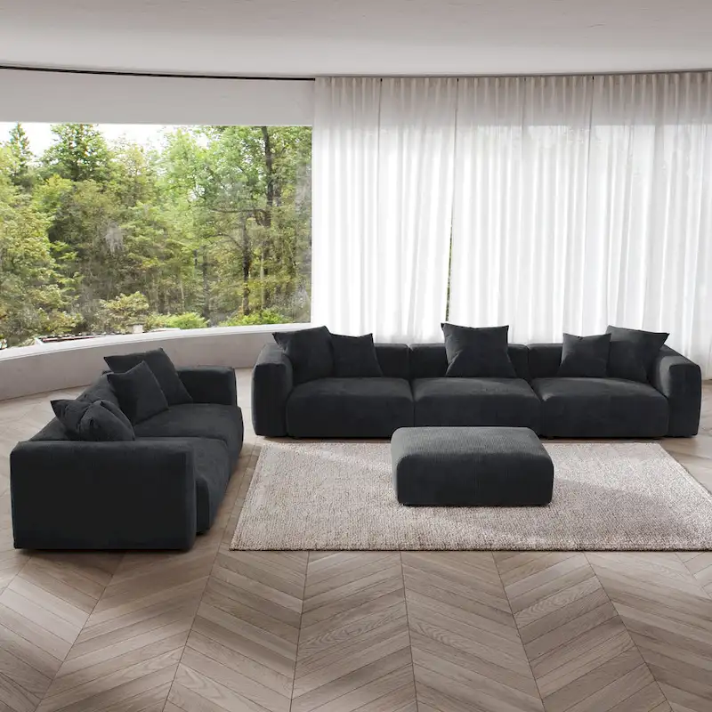 3PCS Modern Couch Set Living Room Furniture Set