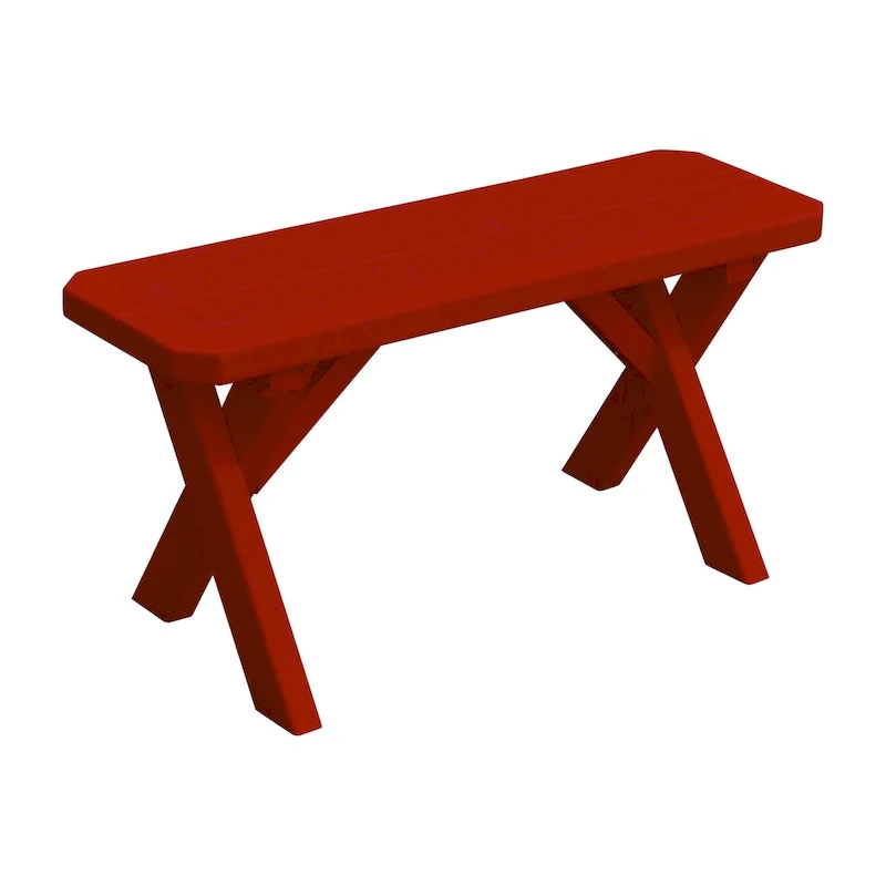 Pine 3' Crossleg Bench
