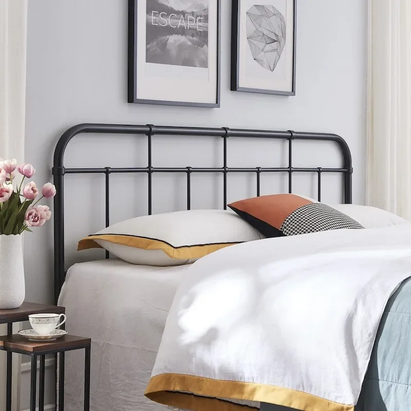 Crombie Industrial Iron Headboard by