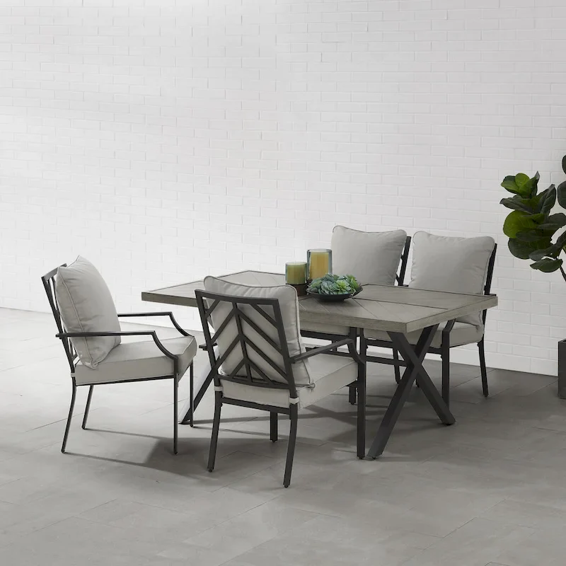 Crosley Otto 5Pc Outdoor Metal Dining Set