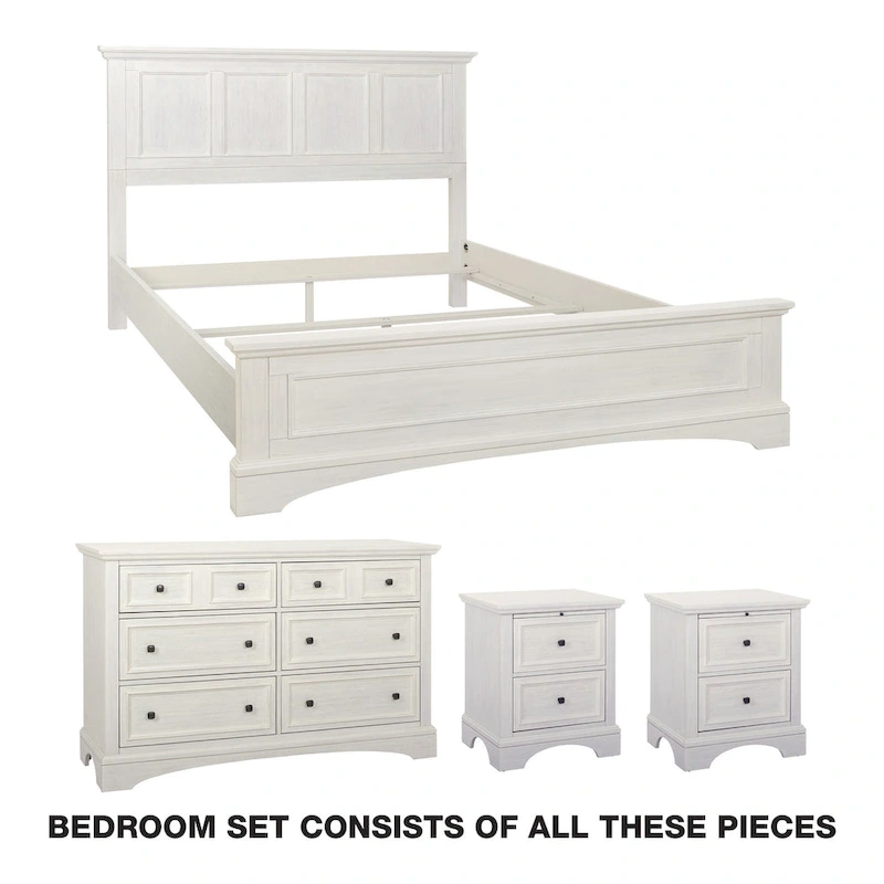 Farmhouse Basics Queen Bedroom Set 4 pc