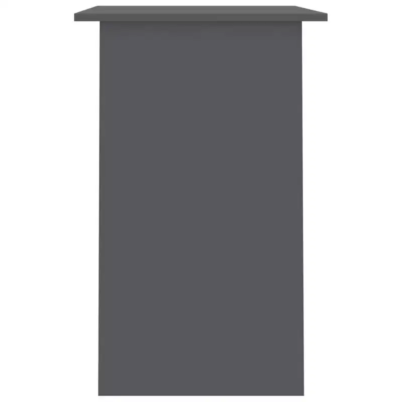 vidaXL Desk White Engineered Wood Small Desk Rectangular Modern