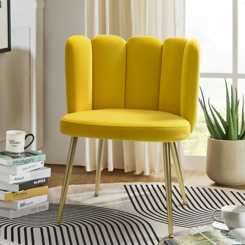 Anjela Side Chair with Tufted Back