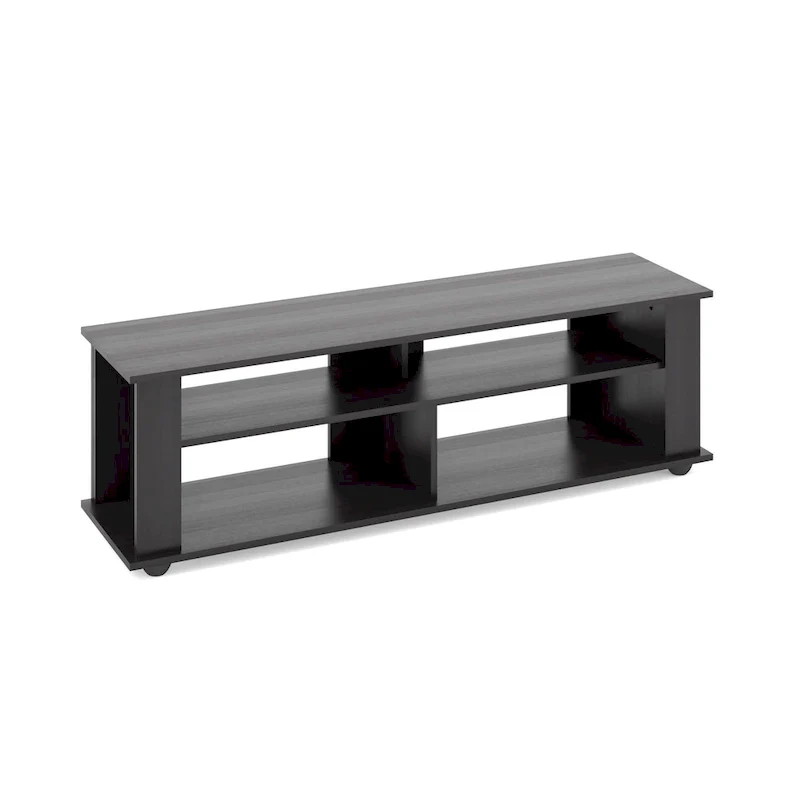 Black Wooden TV Stand - Up to 75