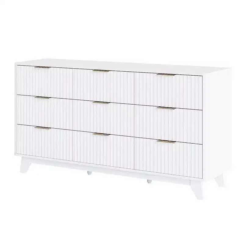 Karl Home 57In. 9 Drawer Grid Chest Dresser
