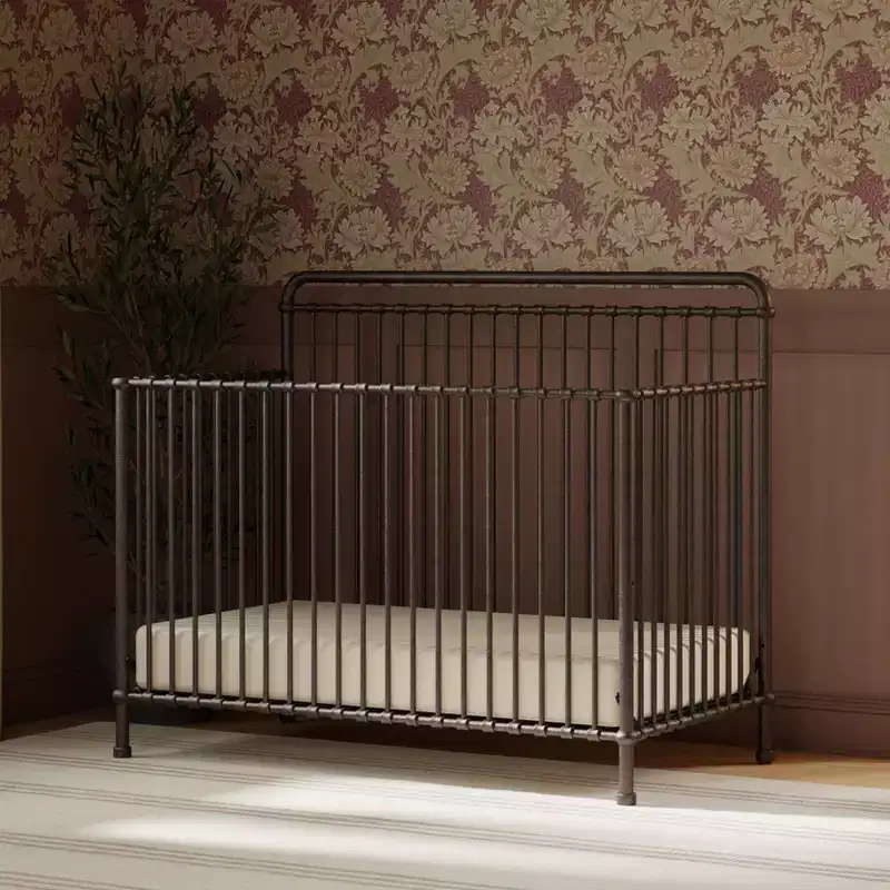 4-in-1 Convertible Metal Crib