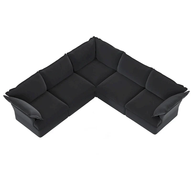 L-shape Sectional Sofa Modern Upholstered Modular Sofa