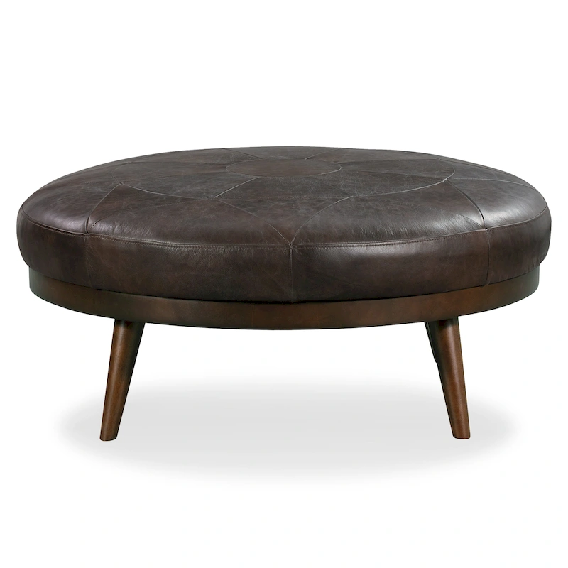 Poly & Bark Gio Ottoman - Full Grain Genuine Italian Leather