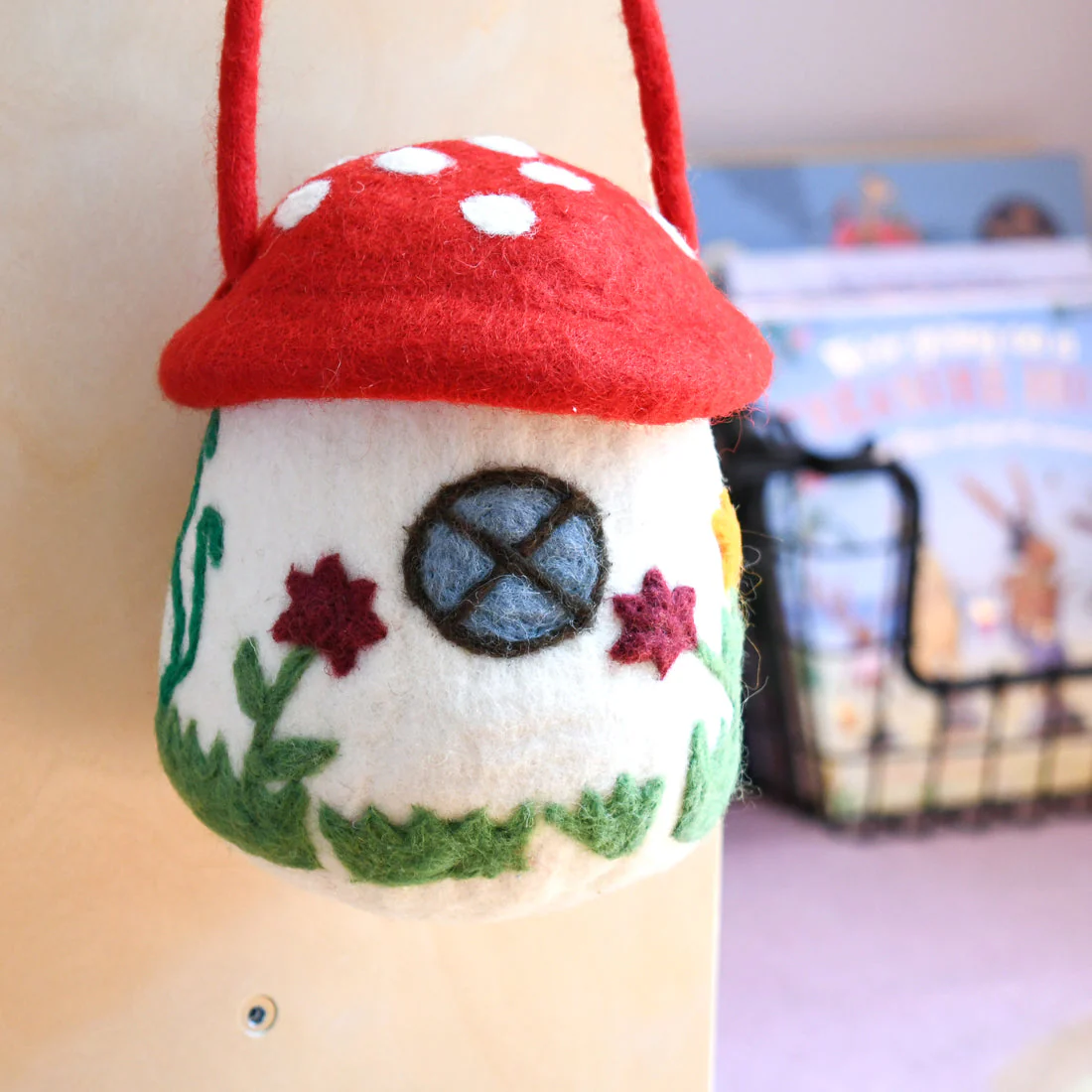 Tara Treasures - Felt Mushroom - Toadstool Bag