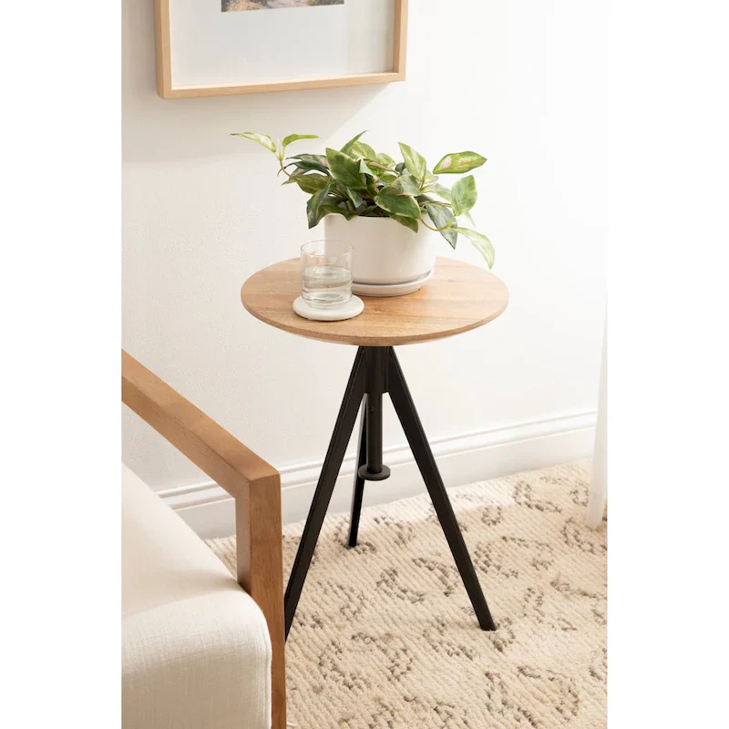 Kate and Laurel Keres Adjustable Side Table