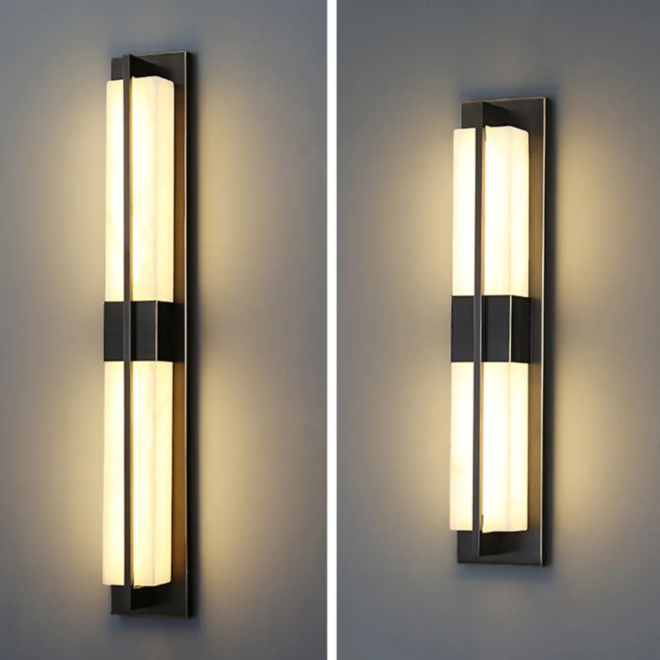 Modern Art Alloy Rectangular Wall light