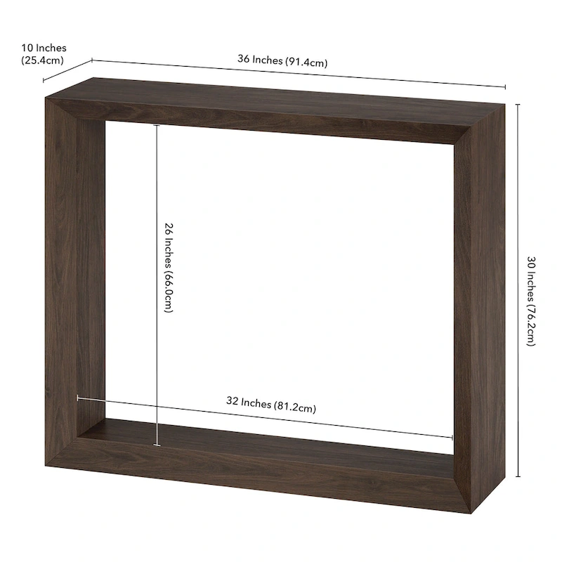 Osmond 36  Wide Rectangular Console Table - 36  Wide