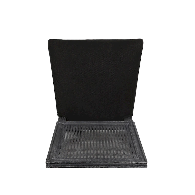 Regina Wood and Cane Upholstered Dining Chair (Set of 4) by Christopher Knight Home