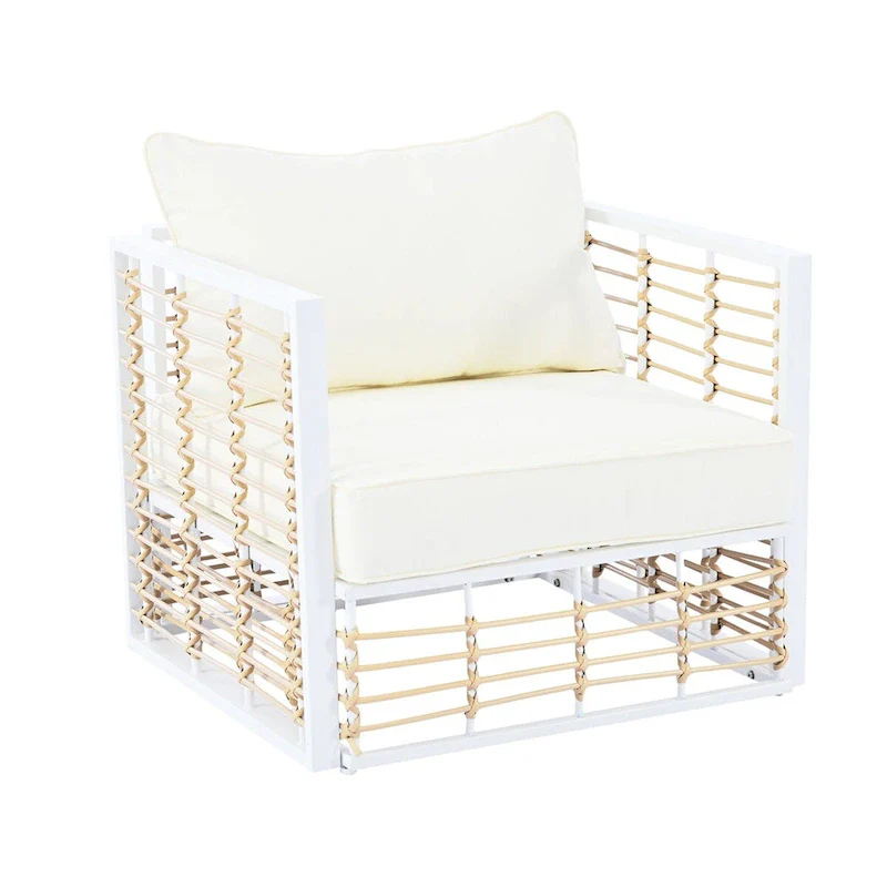 Patio Sectional Sofa Set,Garden Conversational Furniture Set,7 PCS