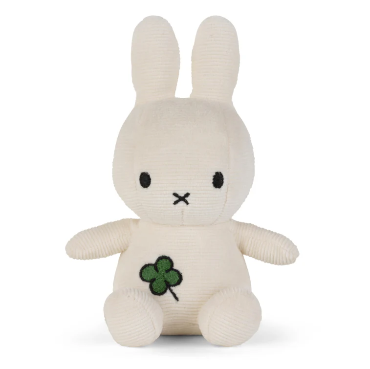 Miffy & Friends Miffy Four Leaf Clover Offwhite 18 cm