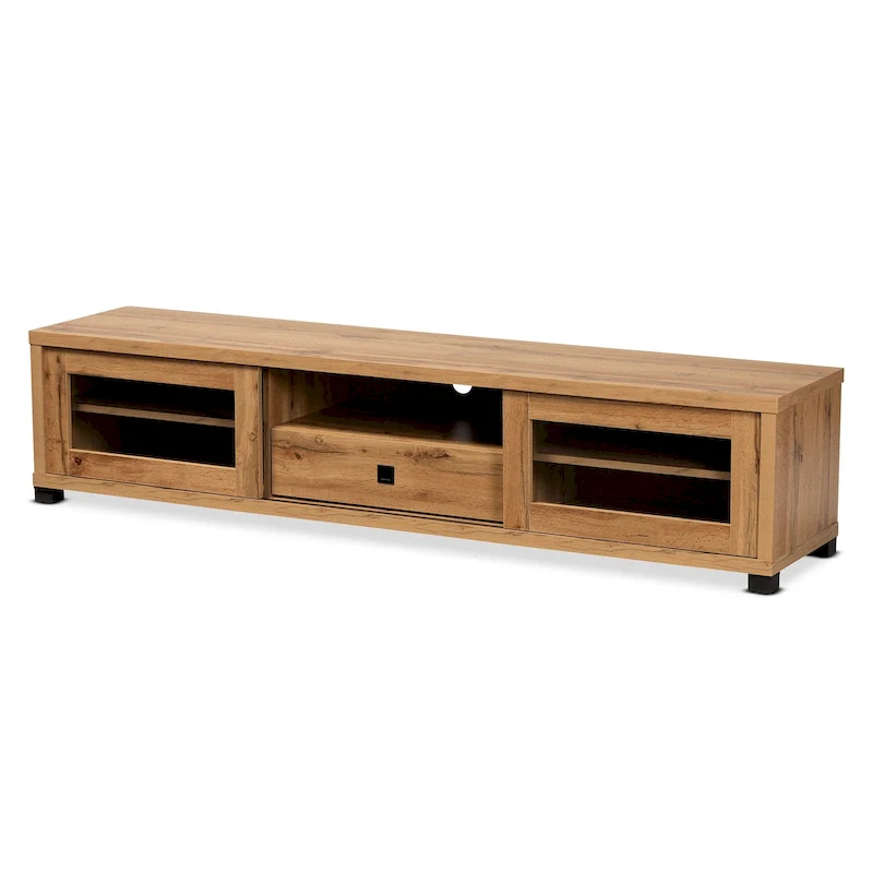 Beasley Modern and Contemporary Wood TV Stand 1-Drawer