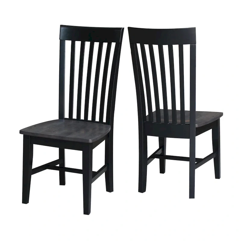 Solid Wood Cosmo Tall Mission Chairs, Set of 2