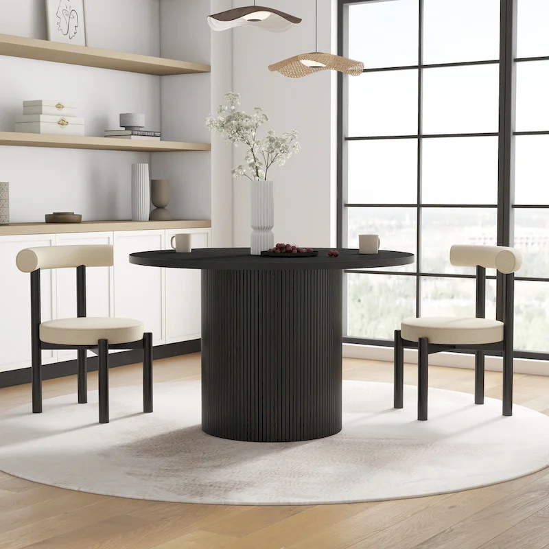 Round Pedestal Dining Table