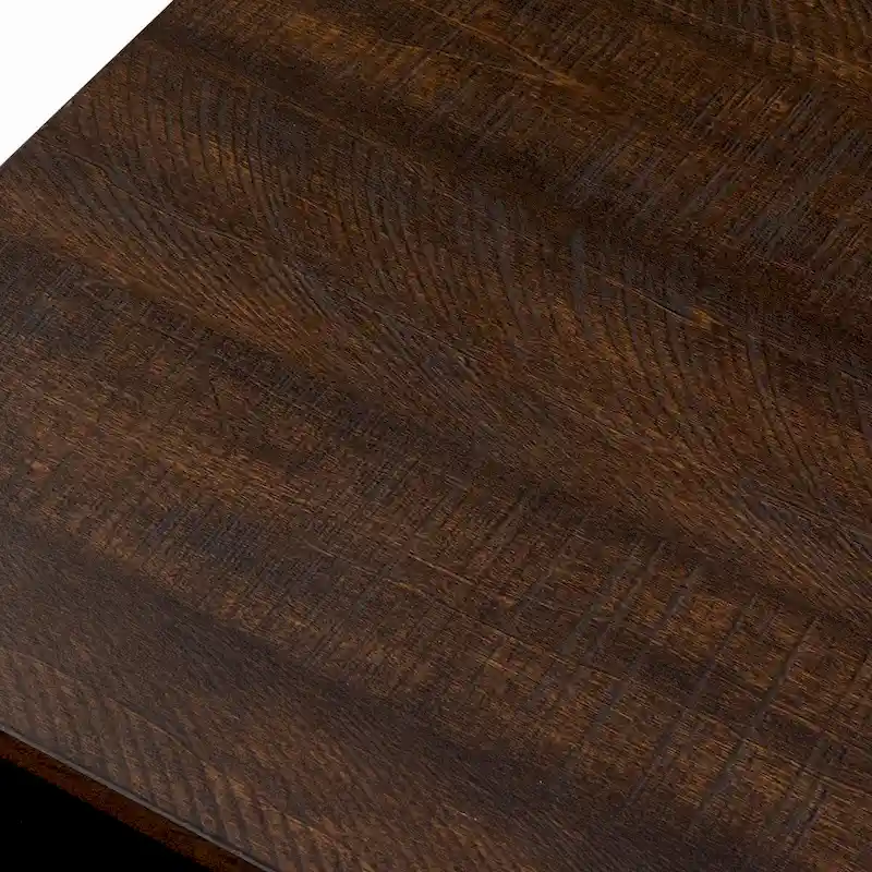 TV stand with electronic fireplace and remote control