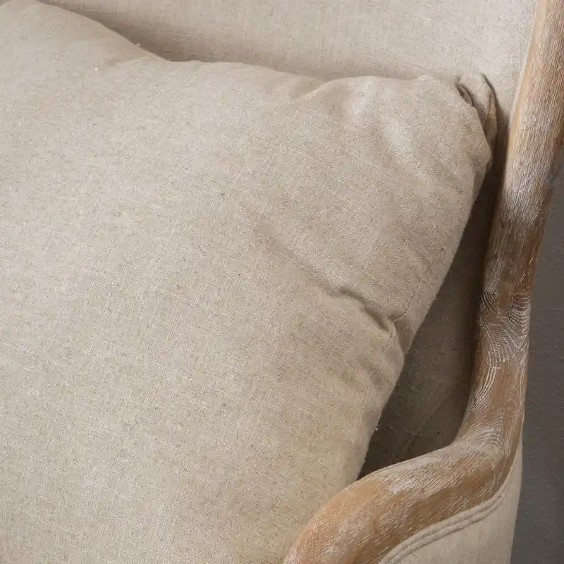 Crenshaw Fabric Wing Chair by Christopher Knight Home