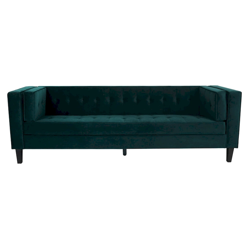 Viola Velvet Cushion 3-Seater Sofa Couch by Christopher Knight Home