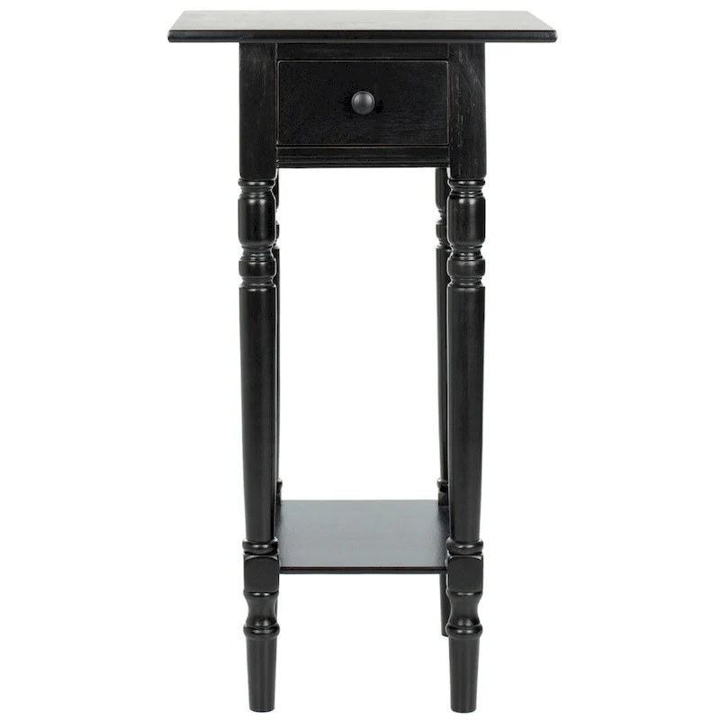 SAFAVIEH Arrie Black Accent Table - 17.7 x 13.8 x 31.9 - 18Wx14Dx32H