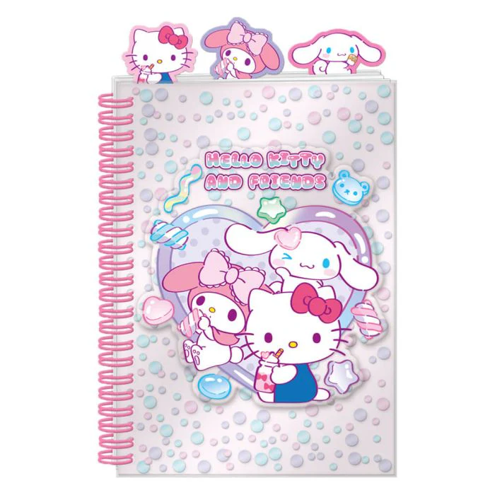 Hello Kitty Sweets Glitter Notebook 24cm