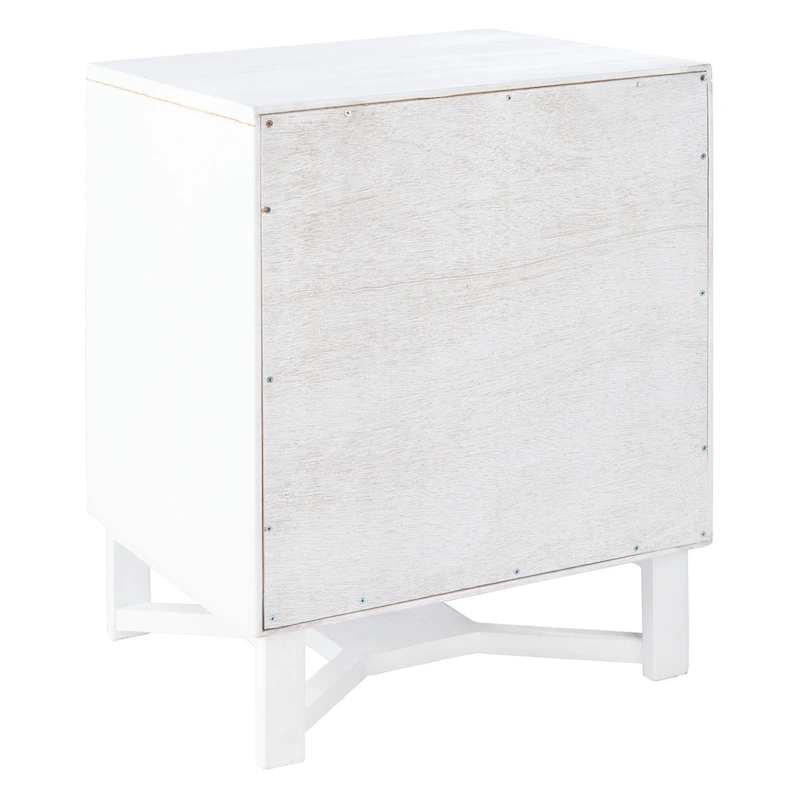 SAFAVIEH Dayana 2-Drawer Rattan Accent Table Nightstand