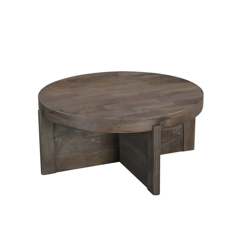 Milton Round Solid Wood Coffee Table