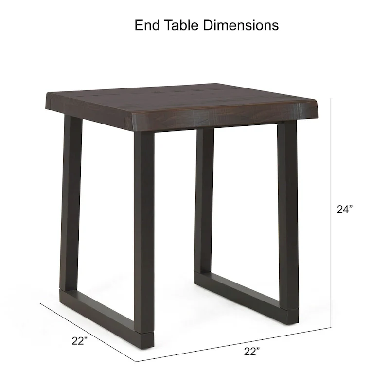 Live-Edge Side Table