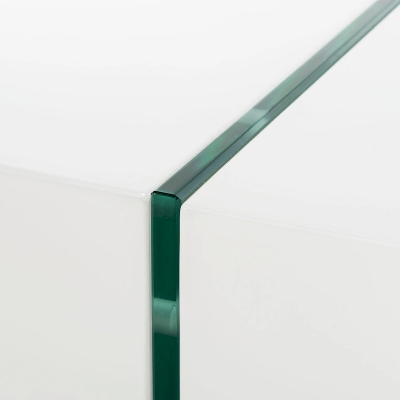 SAFAVIEH Pluma Glass Leg Rectangular Coffee Table - 43.3 W x 23.6 L x 15.7 H - 43Wx24Dx16H