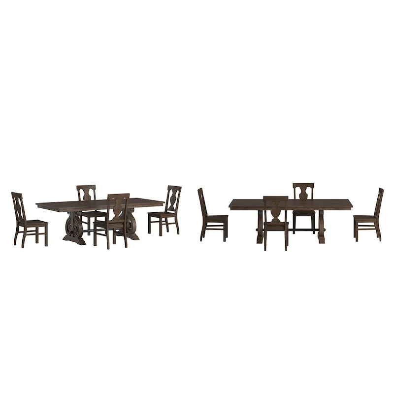 Vikos Wood Extendable Dining Set