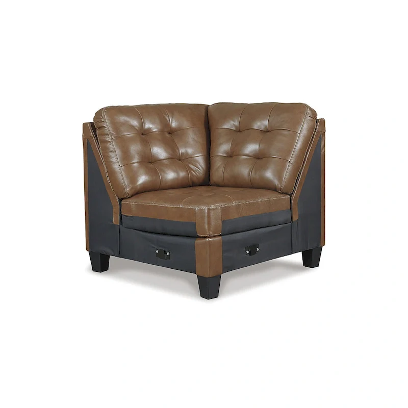 Signature Design by Ashley Baskove Brown 3-Piece Sectional - 100W x 100D x 39H