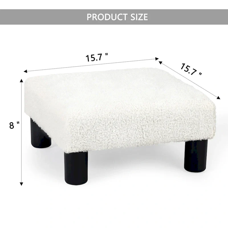 Adeco 15 Small Ottoman Upholstered Foot Rest