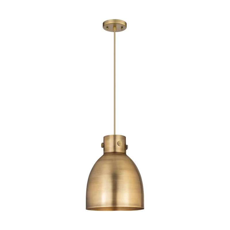 Innovations Lighting Newton Metal Bell - 1 Light 10  Cord Hung Pendant
