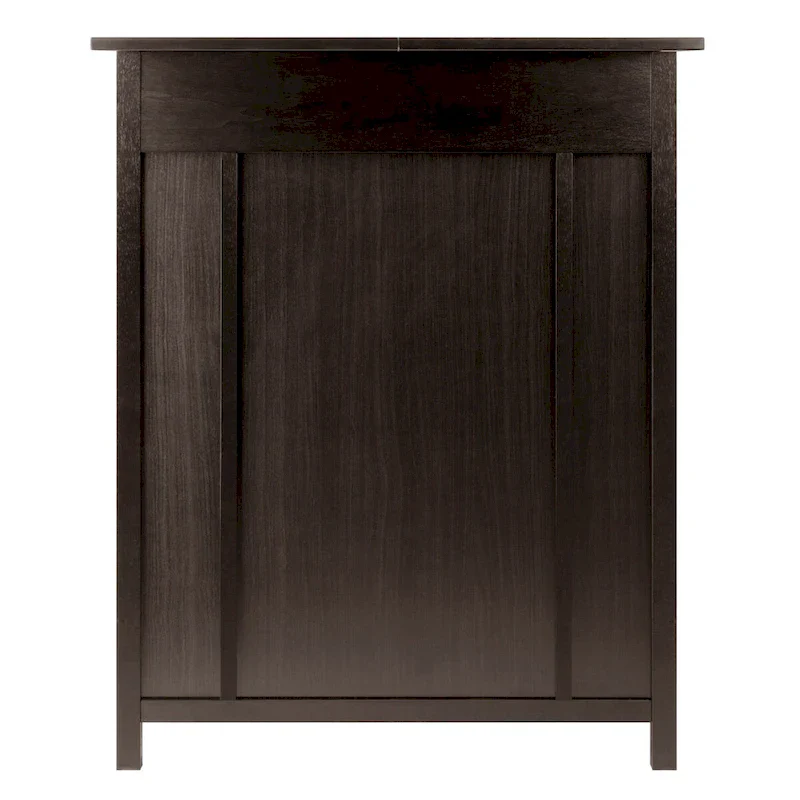 Wine Cabinet, Expandable Top, Espresso - 29.92 x 17.32 x 37.01 inches