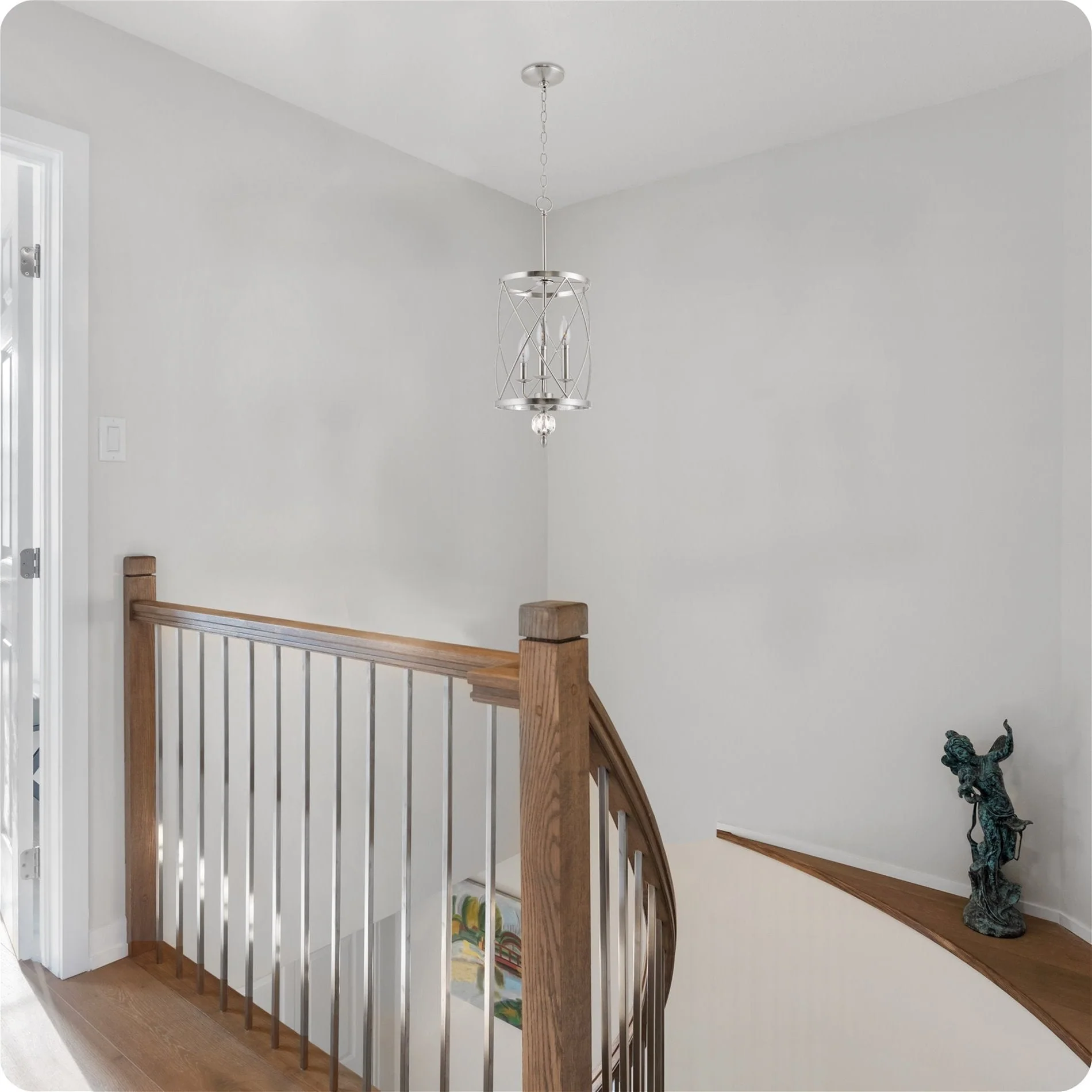 Eleanor 27 3-Light Modern Foyer Light Pendant Chandelier